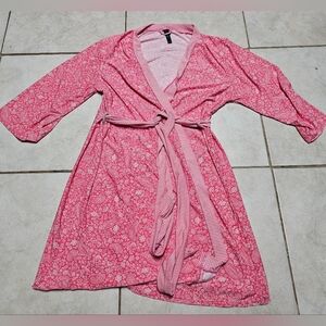 Laura Ashley robe wrap dress small